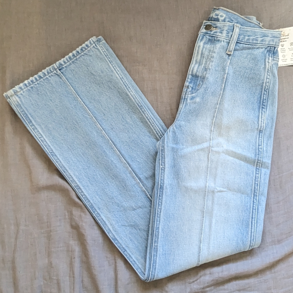 Etica Estilia Pintuck Flare Jeans